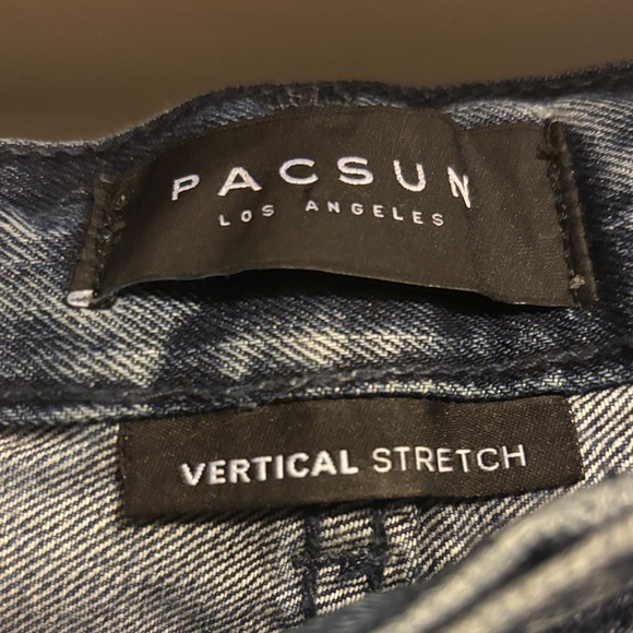 PacSun Ripped Blue Skinny Jeans - Picture 2 of 6